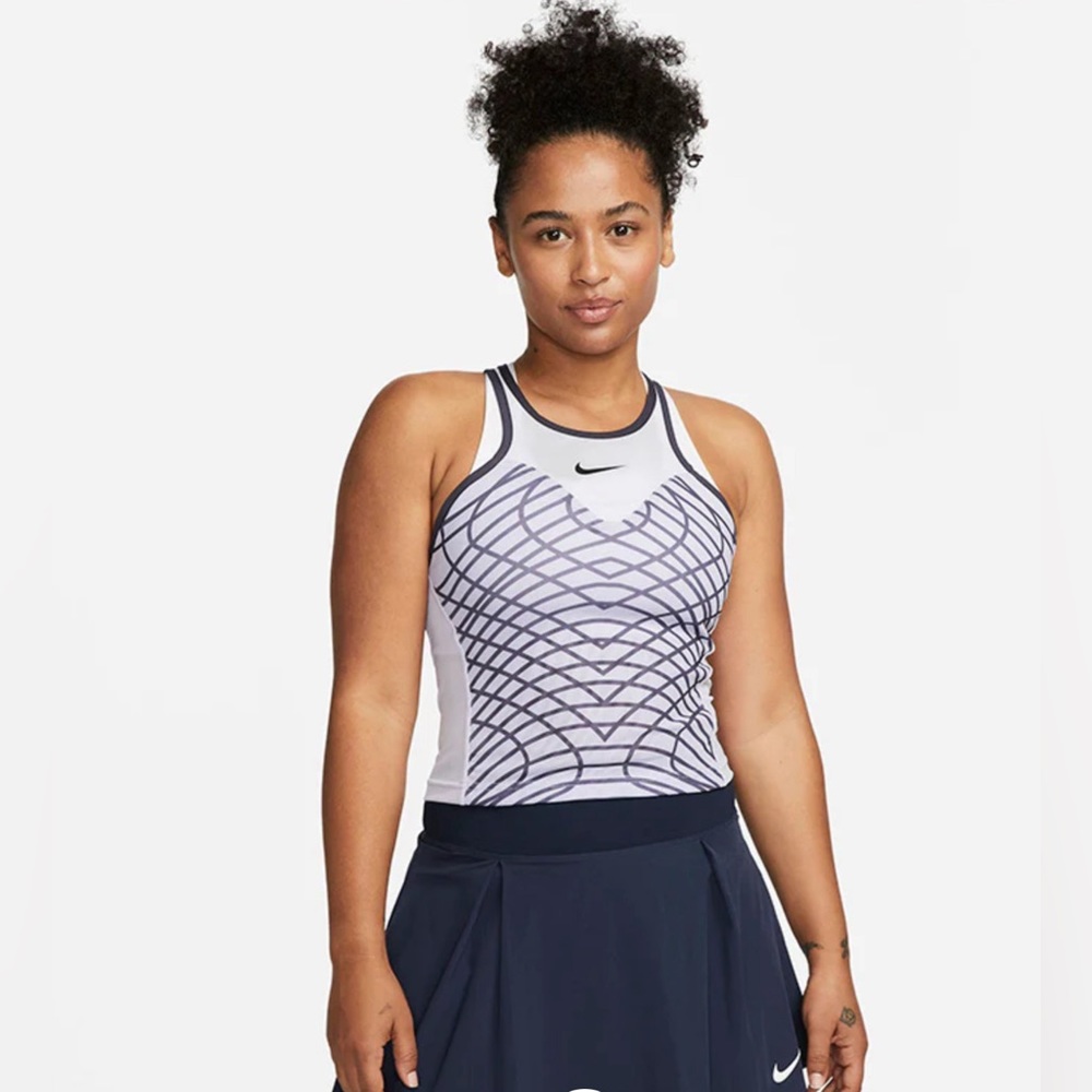 NikeCourt Dri-FIT Slam Tank - Oxygen Purple/Grid Iron/Black